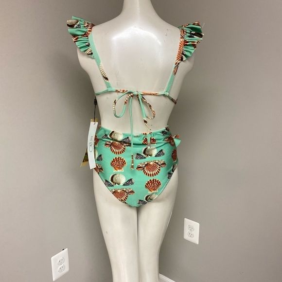 PatBO Seashell Ruffle Bikini - Picture 10 of 17
